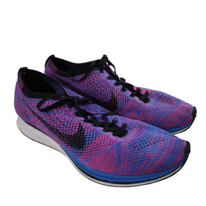 Nike Flyknit Racer Indigo Running Sneakers - 12