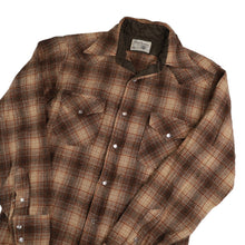 Load image into Gallery viewer, True Vintage Pendleton High Grade Western Wear Pearl Snap Wool flannel Shirt - M