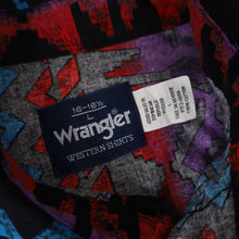Load image into Gallery viewer, Vintage Wrangler Vibrant Southwestern Print Cowboy Shirt - L