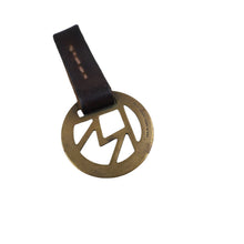 Load image into Gallery viewer, Vintage Marlboro Cigarettes Brass Key Chain Fob - OS