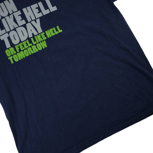 Vintage Nike Track Town USA "Run Like Hell Today" Graphic T Shirt - S