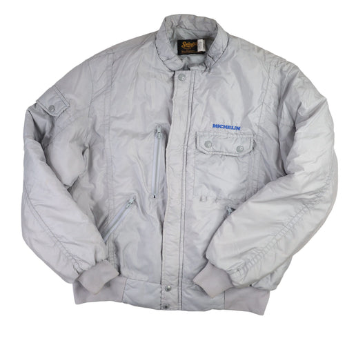 Vintage Swingster Michelin Tires Quilted Jacket - M