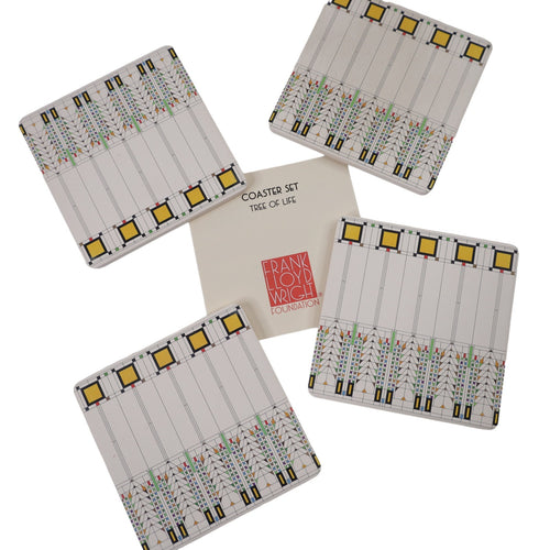 Vintage Frank Lloyd Wright Tree of Life Drink Coaster - OS