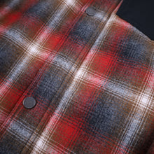 Load image into Gallery viewer, Pendleton Shadow Plaid Polyfill Quilted Wool Shirt Jacket - S