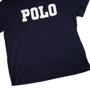 Vintage Polo Ralph Lauren Spellout T Shirt - XL