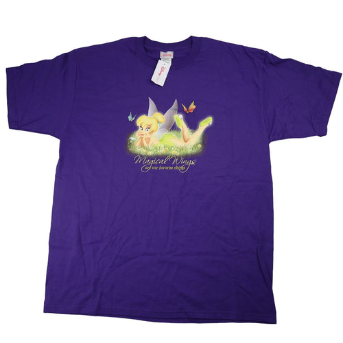 Vintage NWT Disney Tinker Bell Graphic T Shirt - XL