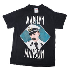 Load image into Gallery viewer, Vintage Y2k Marilyn Manson Grotesk Burlesk Graphic T Shirt - S