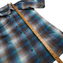 Load image into Gallery viewer, Pendleton Shadow Plaid Wool Flannel Button Up Shirt - WMNS S