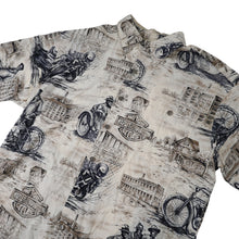 Load image into Gallery viewer, Vintage Harley Davidson x Tori Richards Allover Print Viscose Button Up Shirt - M