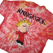 Load image into Gallery viewer, Vintage Calvin and Hobbes Graphic Tie Dyed Graphic T Shirt - XL