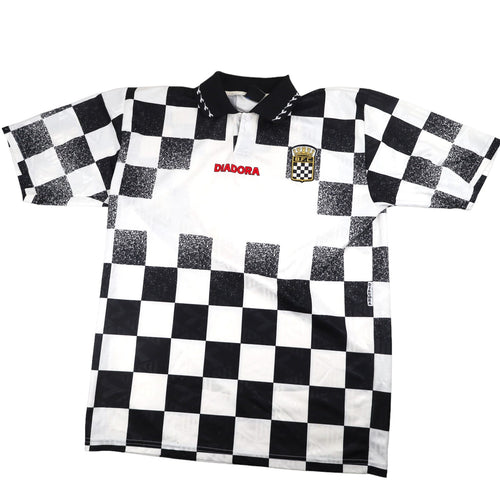 Vintage 90s Diadora Boavista B.F.C Soccer Warm Up jersey - XL