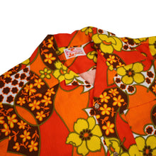 Load image into Gallery viewer, True Vintage Sears Hawaiian Fashions Bark Cloth Floral Shirt - L
