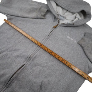 Vintage Carhartt Full Zip Small Spellout Hoodie - L