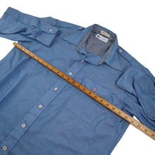 Load image into Gallery viewer, True Vintage 60s Jas. K. Wilson Mens Large Chambray Work Shirt Blue - L