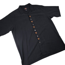 Load image into Gallery viewer, Vintage Harley Davidson x Tori Richards Embroidered V Twin Silk Shirt - XL