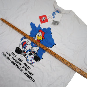 Vintage NWT Federation of France Football Graphic T Shirt - XL