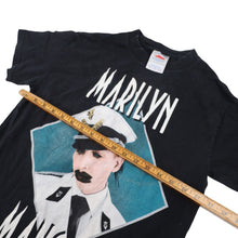 Load image into Gallery viewer, Vintage Y2k Marilyn Manson Grotesk Burlesk Graphic T Shirt - S