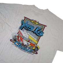 Load image into Gallery viewer, Vintage 80sJohnny Key Classic Sprint Car Racing Graphic T Shirt - L