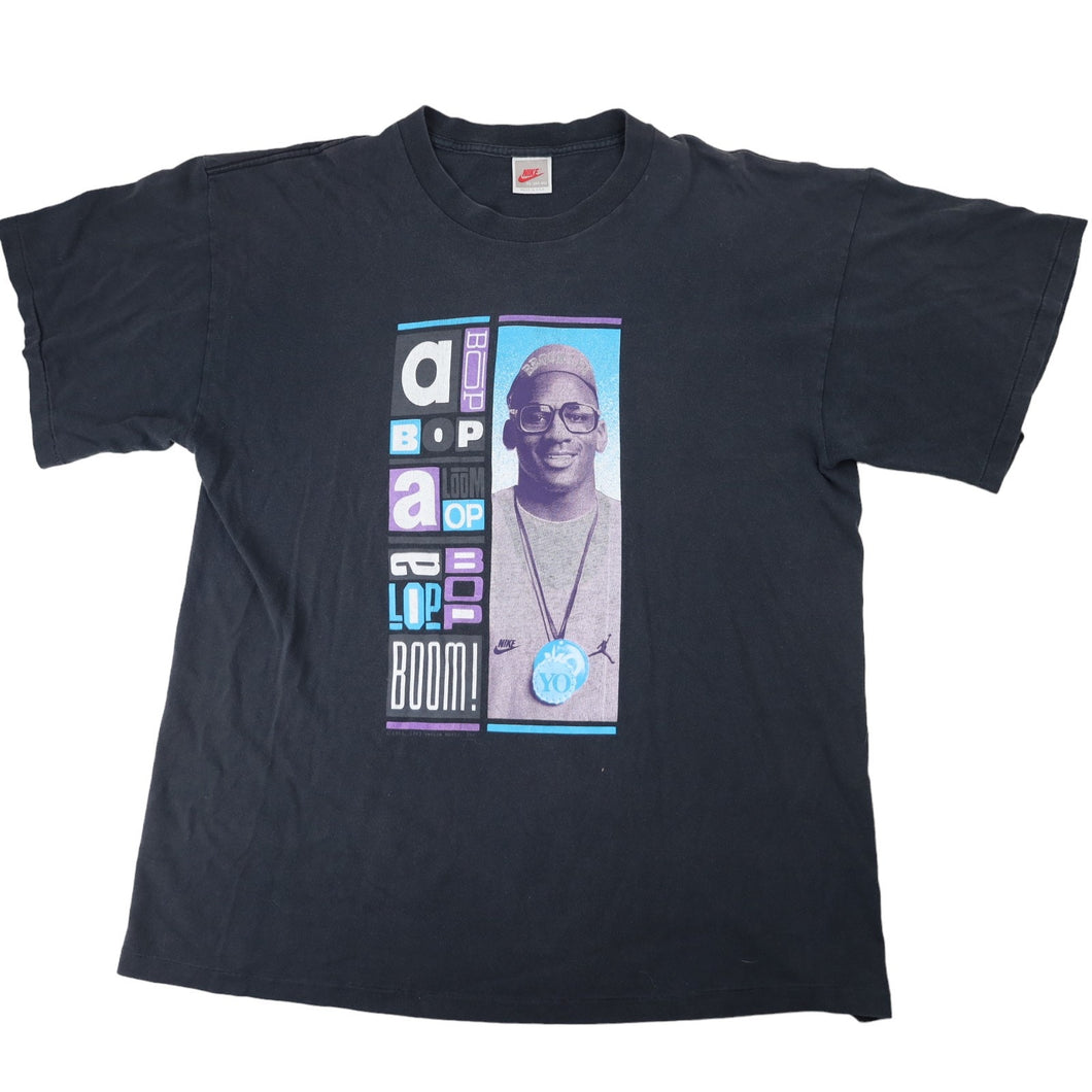 Vintage 80s Nike Spike Lee Boom Bop Graphic T Shirt - XL