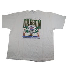 Load image into Gallery viewer, Vintage Y2k  University of Oregon Holiday Bowl Football Graphic T Shirt - XL
