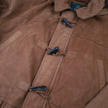 Load image into Gallery viewer, Vintage Orvis Nubuck Leather Toggle Duffle Coat - L