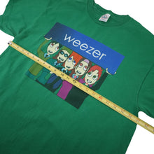 Load image into Gallery viewer, Vintage Y2k Weezer Cartoon Group Photo Band Tee - L