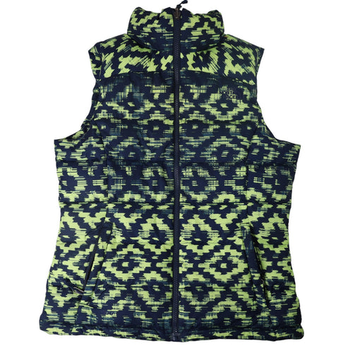 The North Face 700 Down Aztec Print Puffer Vest - WMNS S