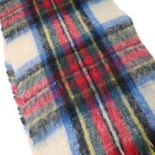 Load image into Gallery viewer, Vintage St Michael Mohair Wool Blend Shadow Plaid Large Scarf - OS