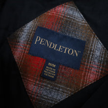 Load image into Gallery viewer, Pendleton Shadow Plaid Polyfill Quilted Wool Shirt Jacket - M