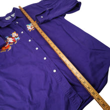 Load image into Gallery viewer, Vintage Disney Snow White 7 Dwarfs Embroidered Button Up Shirt - WMNS M