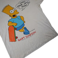Load image into Gallery viewer, Vintage 1990 Bart Simpson "Cool Your Jets Man" Graphic T Shirt