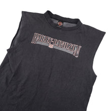 Load image into Gallery viewer, Vintage Harley Davidson Spellout Graphic Muscle Tee - XL