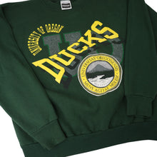 Load image into Gallery viewer, Vintage 90s University of Oregon Ducks Graphic Crewneck Sweatshirt - L