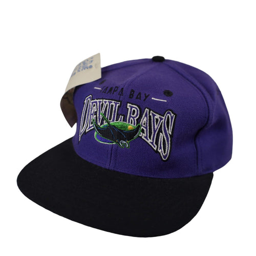 Vintage NWT The Game Tampa Bay Devil Rays Baseball Snapback Hat - OS