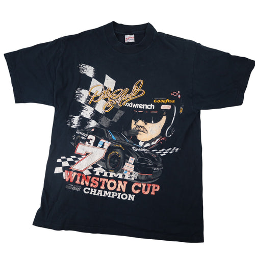 Vintage 90s Dale Earnhardt Winston Cup Champion Graphic T Shirt - L