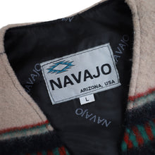 Load image into Gallery viewer, Vintage Navajo Arizona Southwestern Print Wool Vest - L