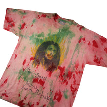 Load image into Gallery viewer, Vintage Bob Marley &quot;The Spirt Burns Down Babylon&quot; Tie Dye Graphic T Shirt - L