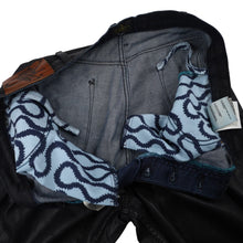 Load image into Gallery viewer, Vivienne Westwood x Lee Anglomania Drop Crotch Painted Denim Jeans - 36&quot;x34&quot;