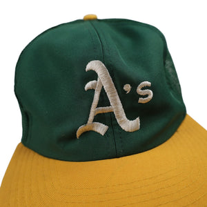 Vintage Oakland Athletics Mesh Snapback Hat - OS