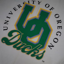 Load image into Gallery viewer, Vintage University of Oregon Ducks Spellout Front/Back Graphic T Shirt - XL