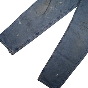 Vintage Distressed Levis Silver Tab Baggy Denim Jeans - 33"x34"