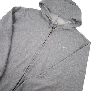 Vintage Carhartt Full Zip Small Spellout Hoodie - L