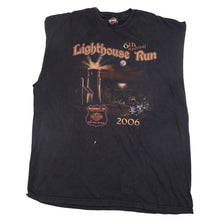 Load image into Gallery viewer, Vintage Y2k Harley Davidson 6th Annual Lighthouse Run Graphic Muscle T - XL