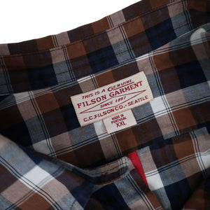 Filson Button Down Plaid Casual Shirt - XXL