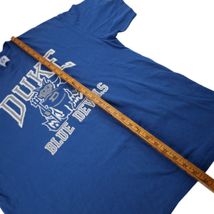 Vintage Duke College Blue Devils Graphic T Shirt - XL