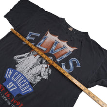 Load image into Gallery viewer, Distressed Vintage 1997 Elvis in Concert Band Tee - L