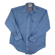 Load image into Gallery viewer, True Vintage 60s Jas. K. Wilson Mens Large Chambray Work Shirt Blue - L