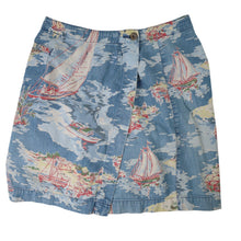 Load image into Gallery viewer, Vintage Liz Claiborne Tropical Sailing Print Skort - WMNS 6
