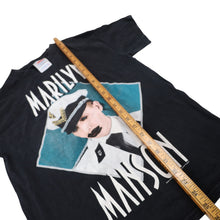 Load image into Gallery viewer, Vintage Y2k Marilyn Manson Grotesk Burlesk Graphic T Shirt - S