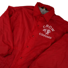 Load image into Gallery viewer, Vintage Playjac Crow Cougars Highschool Light Jacket - XL